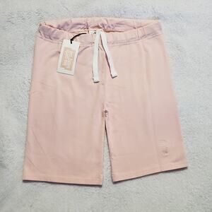 Les Girls Les Boys Athletic Shorts Girls Size XS Pink‎ Drawstring 7 inch Inseam